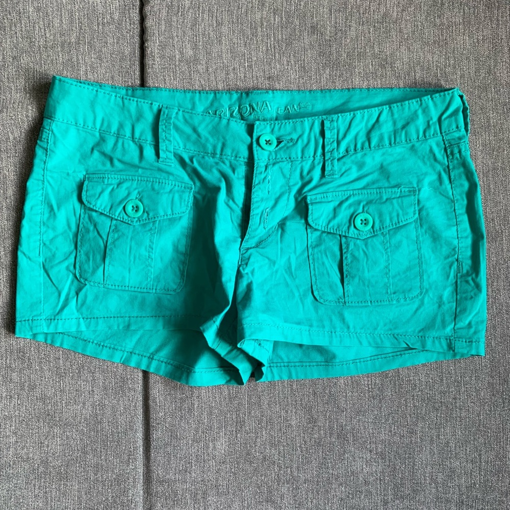 Teal shorts